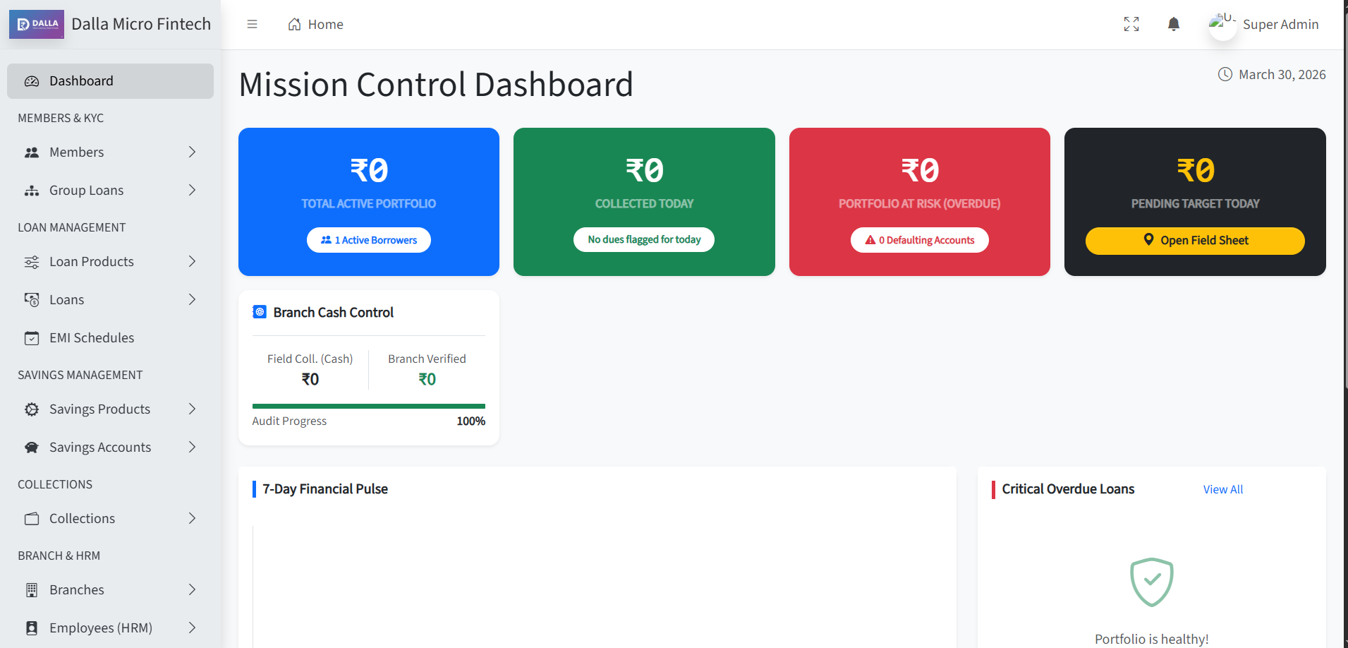 Dalla — Micro Fintech for Bharat project screenshot