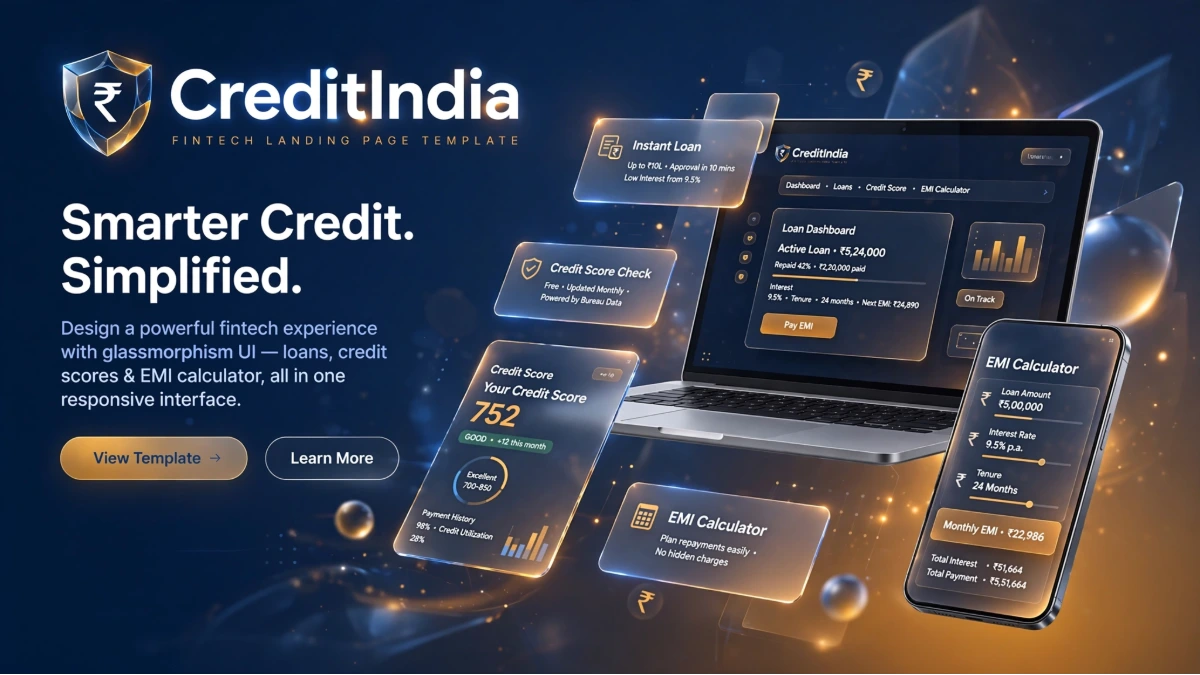 CreditIndia - Financial Freedom Starts — AmanProjects